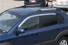 Load image into Gallery viewer, Putco 05-08 Hyundai Tucson (Set of 4) - Tape On Install Element Chrome Window Visors
