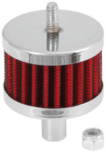 Load image into Gallery viewer, K&amp;N Steel Base Crankcase Vent Filter 0.5in Vent OD x 2in OD x 1.5in Height
