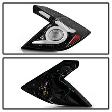 Load image into Gallery viewer, Spyder 16-19 Honda Civic 5 Door Hatchback Light Bar LED Tail Lights - Black Chrome(ALT-YD-HC16HB-BC)

