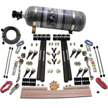 Load image into Gallery viewer, Nitrous Express SX2 Dual Stage 8 Solenoid /Gasoline Nitrous Kit (200-1200HP) w/Composite Bottle
