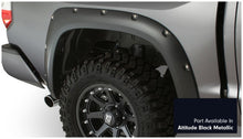 Load image into Gallery viewer, Bushwacker 16-18 Toyota Tundra Fleetside Pocket Style Flares 4pc - Midnight Black
