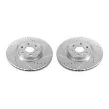 Load image into Gallery viewer, Power Stop 10-16 Cadillac SRX Front Evolution Drilled &amp; Slotted Rotors - Pair
