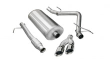 Load image into Gallery viewer, Corsa 09-13 Chevrolet Silverado Reg. Cab/Long Bed 1500 4.8L V8 Polished Sport Cat-Back Exhaust

