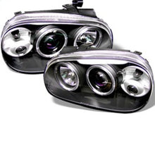 Load image into Gallery viewer, Spyder Volkswagen Golf IV 99-05 Projector Headlights LED Halo Black High H1 Low H1 PRO-YD-VG99-BK
