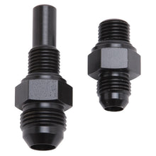 Load image into Gallery viewer, Russell Performance -8 AN to 4L80 Transmission Ports Adapter Fittings (Qty 2) - Black Zinc
