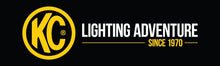 Load image into Gallery viewer, KC HiLiTES 17in. x 60in. Banner - Black w/Yellow
