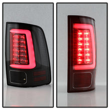 Load image into Gallery viewer, Spyder Dodge Ram 2013-2014 Light Bar LED Tail Lights - All Black ALT-YD-DRAM13V2-LED-BKV2
