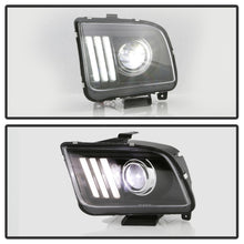 Load image into Gallery viewer, Spyder Ford Mustang 05-08 V2 High-Power LED Headlights - Black PRO-YD-FM05AP-BK
