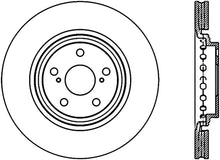 Load image into Gallery viewer, StopTech 10-15 Lexus RX350 Cryo Sport Front Right Slotted Rotor
