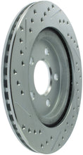 Load image into Gallery viewer, StopTech Select Sport 05-10 Ford Mustang GT Slotted and Drilled Rear Left Rotor
