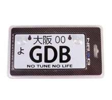 Load image into Gallery viewer, NRG Mini JDM Style Aluminum License Plate (Suction-Cup Fit/Universal) - GDB
