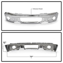 Load image into Gallery viewer, Spyder Ford F150 09-14 w/Fog Light Hole w/o Harley Model Front Bumper - Chrome (OEM 9L3Z17757B)
