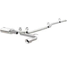 Load image into Gallery viewer, MagnaFlow Cat Back, SS, 2.5in, Street, Single Straight Pass. Polished 4in Tip, 2015 Ford Fusion 2.5L
