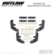 Load image into Gallery viewer, Westin 15-20 Ford F-150 SuperCab / 17-20 F-250/350 SuperCab Outlaw Nerf Step Bars - Textured Black
