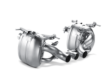 Load image into Gallery viewer, Akrapovic 10-15 Ferrari 458 Italia/458 Spyder Slip-On Line (Titanium) w/ Carbon Tips

