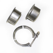 Load image into Gallery viewer, JBA 2.5in Stainless Steel V-Band Clamp &amp; Flanges
