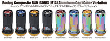 Load image into Gallery viewer, Project Kics 14x1.25 R40 Iconix Lock &amp; Lug Nuts - Neo Chrome w/Red Cap (16+4 Locks)
