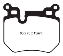 Load image into Gallery viewer, EBC 08-10 BMW 135 3.0 Twin Turbo Redstuff Rear Brake Pads
