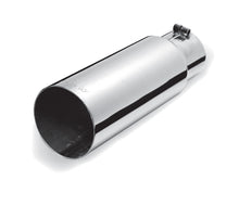 Load image into Gallery viewer, Gibson Round Single Wall Straight-Cut Tip - 3in OD/2.5in Inlet/8in Length - Stainless
