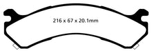 Load image into Gallery viewer, EBC 01-05 Chevrolet Silverado 3500 (2WD) Yellowstuff Rear Brake Pads
