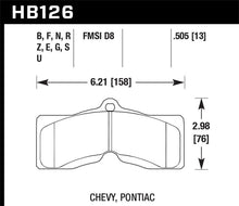 Load image into Gallery viewer, Hawk 65-82 Chevrolet Corvette Blue 9012 Race Front/Rear Brake Pads
