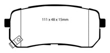 Load image into Gallery viewer, EBC 07-12 Hyundai Veracruz 3.8 Greenstuff Rear Brake Pads
