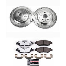 Load image into Gallery viewer, Power Stop 08-14 Cadillac CTS Rear Z26 Street Warrior Brake Kit

