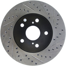 Load image into Gallery viewer, StopTech 02 Lexus ES 250/300/330/350 / 05-07 Toyota Avalon Slotted &amp; Drilled Left Front Rotor
