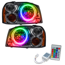 Load image into Gallery viewer, Oracle 01-04 Nissan Frontier SMD HL - Dual Halo - ColorSHIFT w/ Simple Controller
