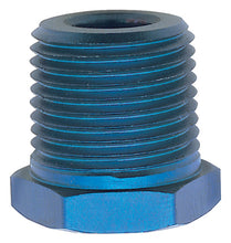Load image into Gallery viewer, Russell Performance 3/8in Male to 1/4in Female Pipe Bushing Reducer (Blue)
