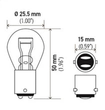 Load image into Gallery viewer, Hella BULB 1176A 12V 16/8W BA15d S8 - Min Qty 10 (211656701)

