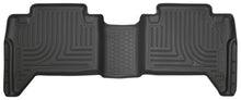 Load image into Gallery viewer, Husky Liners 2016 Toyota Tacoma Crew Cab WeatherBeater 2nd Row Black Floor Liners
