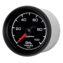 Load image into Gallery viewer, Autometer ES 52.4mm 0-100 PSI Oil Pressure Gauge
