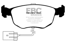 Load image into Gallery viewer, EBC 98-99 Ford Contour 2.5 SVT Ultimax2 Front Brake Pads
