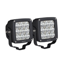 Load image into Gallery viewer, Westin Axis LED Auxiliary Light 4.5 inch x 4.5 inch Square Spot w/3W Osram (Set of 2) - Black
