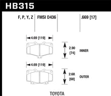 Load image into Gallery viewer, Hawk Performance Ceramic Street Brake Pads
