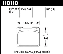Load image into Gallery viewer, Hawk 1979 Volvo 262 DTC-50 Race Rear Brake Pads
