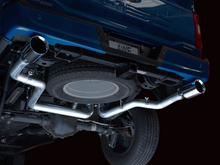 Load image into Gallery viewer, AWE 0FG 21+ Ford F150 Dual Split Rear Exhaust - 5in Chrome Silver Tips
