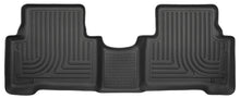 Load image into Gallery viewer, Husky Liners 13-15 Hyundai Sante Fe GLS/Limited WeatherBeater 2nd Seat Black Floor Liners
