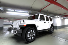 Load image into Gallery viewer, Rally Armor 18-22 Jeep JL Wrangler Black UR Mud Flap w/ Red Logo
