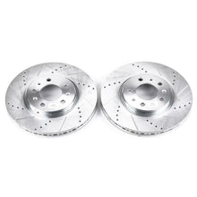 Load image into Gallery viewer, Power Stop 06-09 Pontiac Solstice Front Evolution Drilled &amp; Slotted Rotors - Pair
