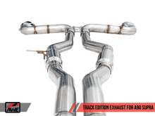 Load image into Gallery viewer, AWE Tuning 2020 Toyota Supra A90 Track Edition Exhaust - 5in Chrome Silver Tips
