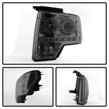 Load image into Gallery viewer, Spyder Ford F150 09-14 Projector Headlights Halogen Model- LED Halo LED Smke PRO-YD-FF15009-HL-SM
