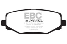 Load image into Gallery viewer, EBC 12+ Chrysler Town &amp; Country 3.6 Yellowstuff Rear Brake Pads
