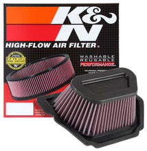 Load image into Gallery viewer, K&amp;N Replacement Drop In Air Filter for 2015 Yamaha YZF R1
