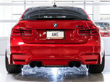Load image into Gallery viewer, AWE Tuning BMW F8X M3/M4 Track Edition Catback Exhaust - Diamond Black Tips

