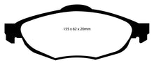 Load image into Gallery viewer, EBC 01-06 Chrysler Sebring Sedan 2.4 Redstuff Front Brake Pads
