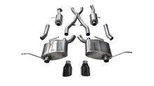 Load image into Gallery viewer, Corsa 15-16 Jeep Grand Cherokee Black 2.5in Dual Rear Exit Cat-Back Exhaust
