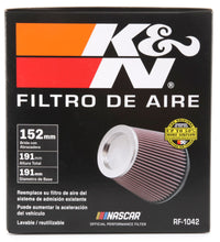 Load image into Gallery viewer, K&amp;N Round Tapered Universal Air Filter 6in Flange ID x 7.5in Base OD x 5in Top OD x 6.5in Height
