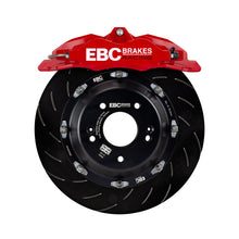 Load image into Gallery viewer, EBC Racing 11-18 Ford Focus ST (Mk3) Red Apollo-4 Calipers 355mm Rotors Front Big Brake Kit
